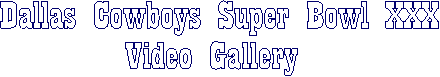 Dallas Cowboy Audio Clips